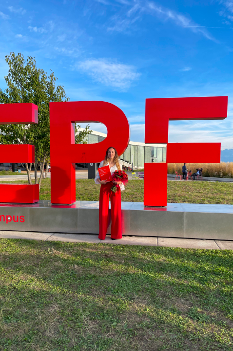 My graduation day at EPFL