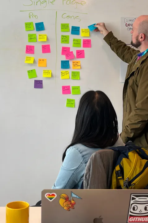 Brainstorming session at Logitech