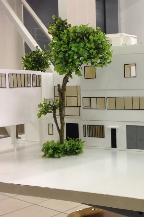 Building an architecture model of villa la roche