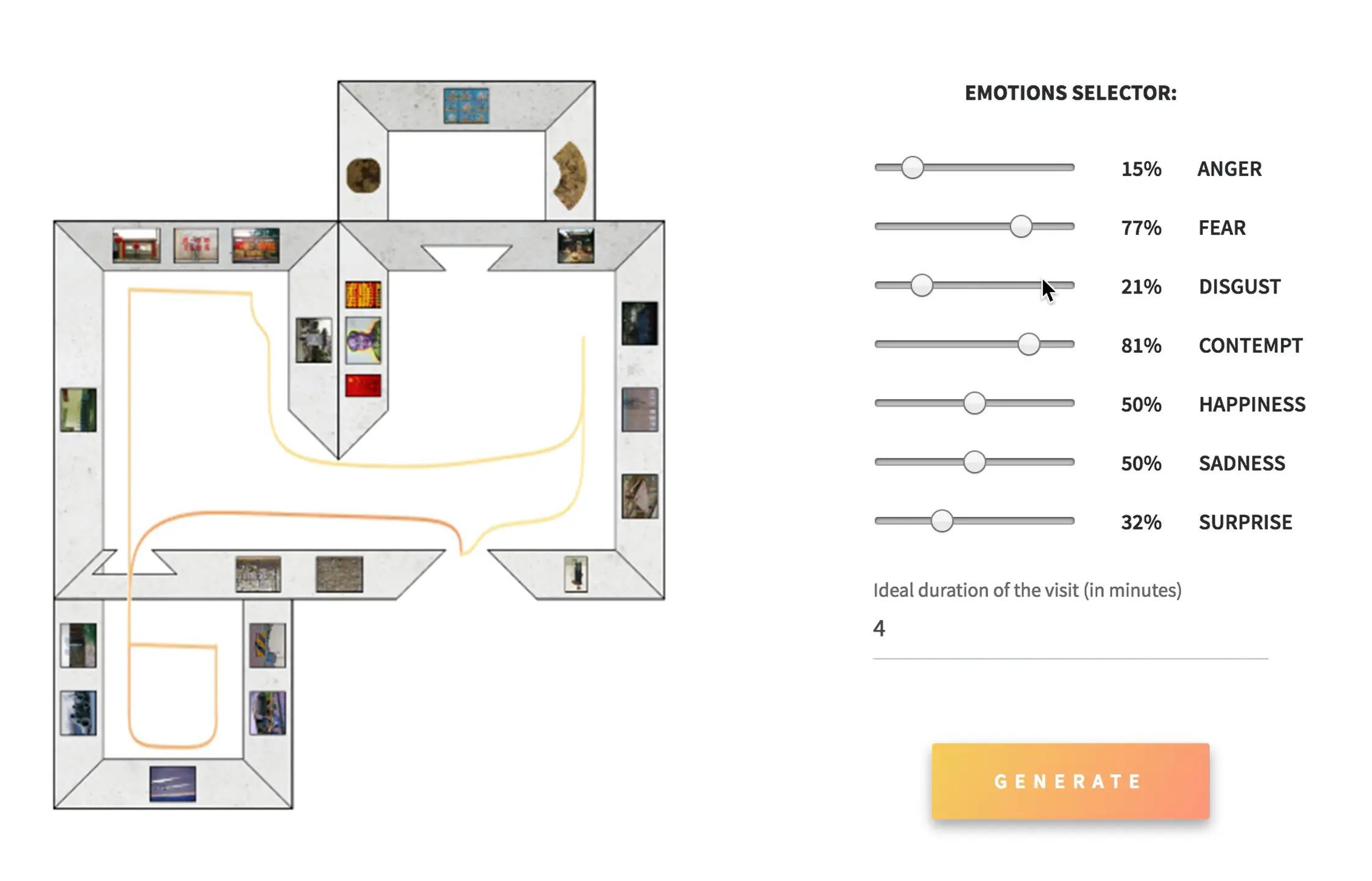 Feeling path algorithm