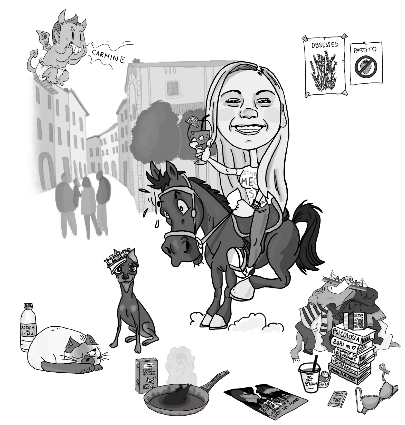 Caricature x Papiro di Laurea